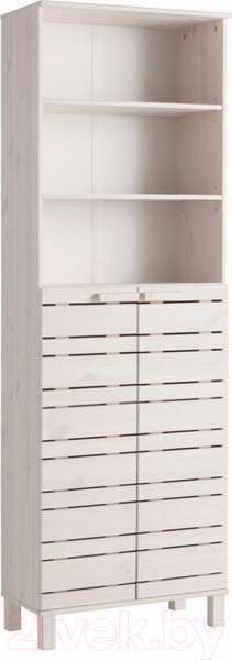 Изображение товара Шкаф для ванной Dipriz Джосси 2-х дверный / Д.7155-13.01 (белый воск)