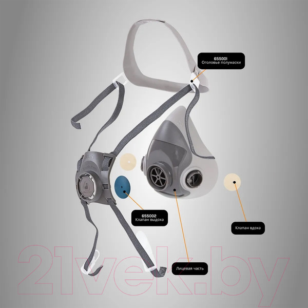 Изображение товара Защитная маска Jeta Safety DustKit5500P-M