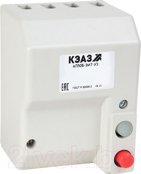 Изображение товара Выключатель автоматический КЭАЗ АП50Б-3МТ-16А-3.5Iн-400AC-У3 / 107359