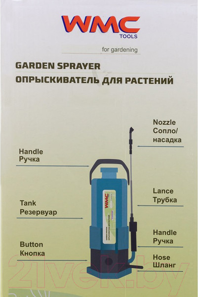 Изображение товара Опрыскиватель аккумуляторный WMC Tools WMC-TG7602003 New