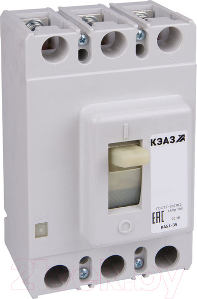 Изображение товара Выключатель автоматический КЭАЗ ВА51-35М1-340010-31.5А-400-690AC-УХЛ3 / 108320
