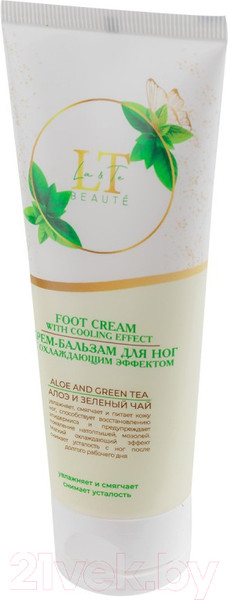 Изображение товара Крем для ног La and Te beaute Алоэ и Зеленый чай LT-2111