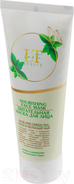 Изображение товара Маска для лица кремовая La and Te beaute Алое и Зеленый чай LT-2159