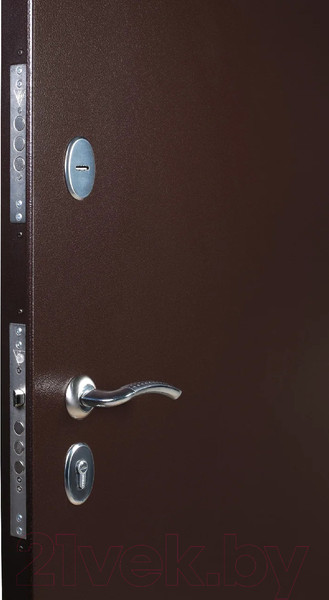 Изображение товара Входная дверь Промет Марс 3 86x205 (правая, венге/антик медь)