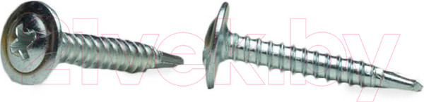 Изображение товара Саморез Монтаж С прессшайбой 4.2х25 сверло / MD001074 (500шт, цинк)