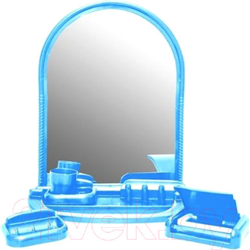 Изображение товара Комплект мебели для ванной Европласт Елена / 00001168 (голубой)