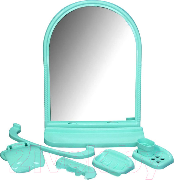 Изображение товара Комплект мебели для ванной Европласт Елена / 524297 (салатовый)