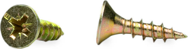 Изображение товара Саморез ЕКТ Универсальный 5.0x20 / B009535 (150шт, желтый цинк)