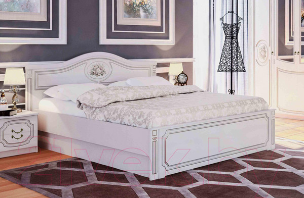 Изображение товара Двуспальная кровать Мебельград Верона с подъемным ортопедическим основанием 160x200 (капучино/кофе)