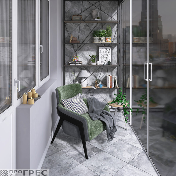 Изображение товара Плитка ProGres Hornito Graphite 737386 (450x450, темно-серый)