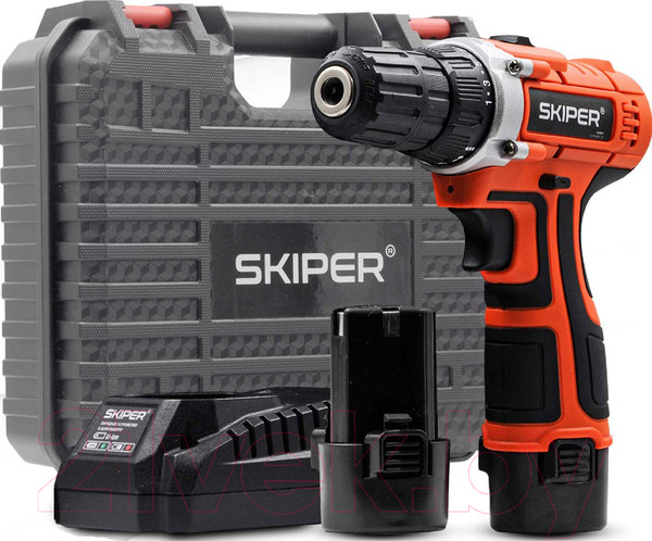 Изображение товара Аккумуляторная дрель-шуруповерт Skiper CS2600-1 (кейс)