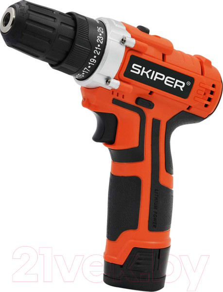 Изображение товара Аккумуляторная дрель-шуруповерт Skiper CS2600-1 (кейс)