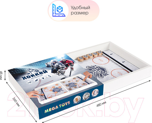 Изображение товара Настольная игра Mega Toys Хоккей большой / 19202
