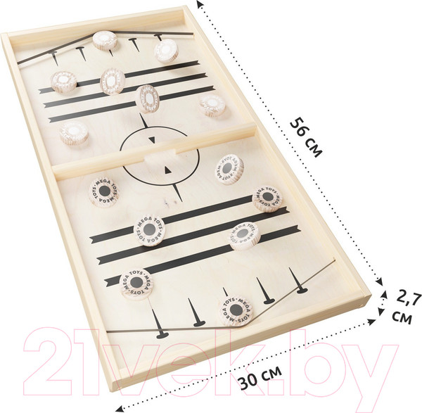 Изображение товара Настольная игра Mega Toys Аэрошашки / 99717