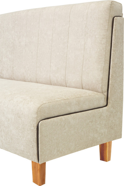 Изображение товара Диван KRONES Пантеон барный (искуственная замша белый/черно-коричневый)