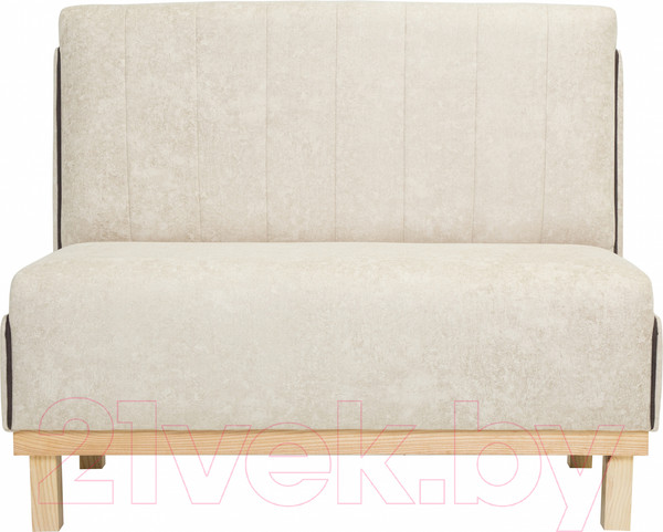 Изображение товара Диван KRONES Пантеон барный (искуственная замша белый/черно-коричневый)