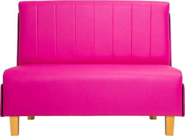 Изображение товара Диван KRONES Пантеон барный (экокожа ярко-розовый/черный)