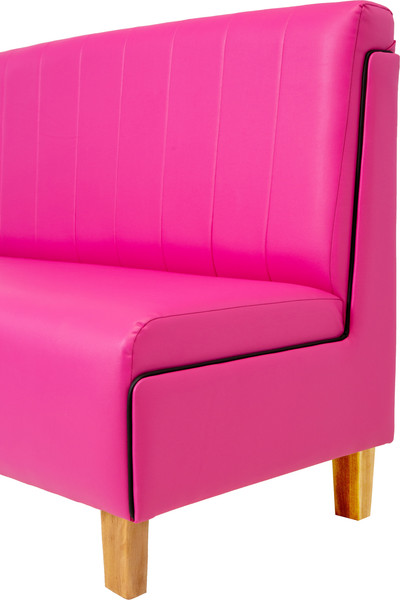 Изображение товара Диван KRONES Пантеон барный (экокожа ярко-розовый/черный)