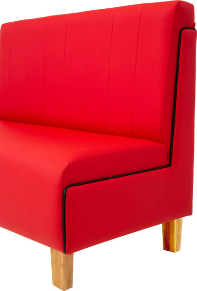 Изображение товара Диван KRONES Пантеон барный (экокожа красный/черный)