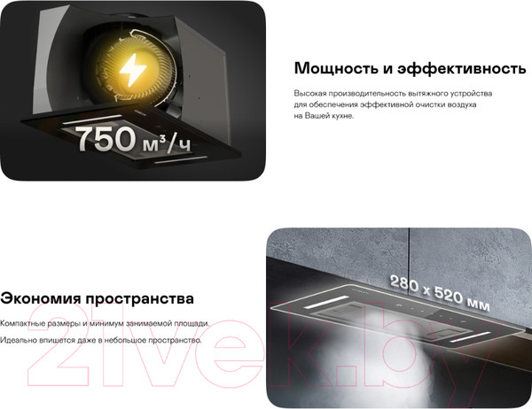 Изображение товара Вытяжка скрытая Garlyn СH-50