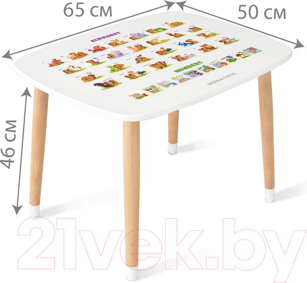 Изображение товара Стол детский Mega Toys С английским алфавитом / 70026
