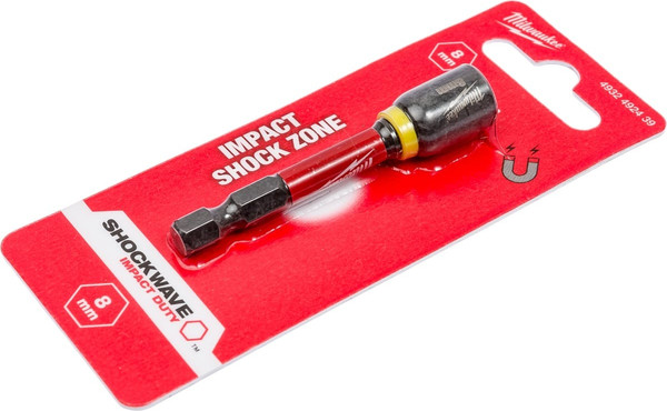 Изображение товара Головка слесарная Milwaukee Shockwave Hex - HEX8x65мм / 4932492439