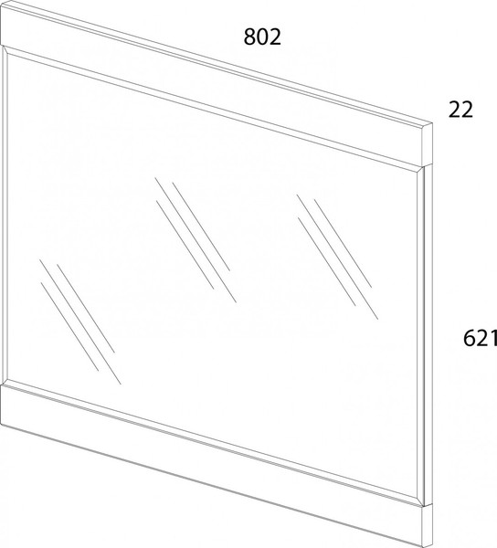 Изображение товара Зеркало Anrex Bjork (ольха полярная)