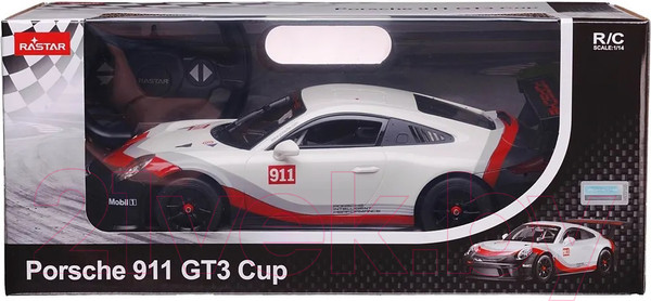 Изображение товара Радиоуправляемая игрушка Rastar Porsche 911 GT3 Cup / 59400-RASTAR