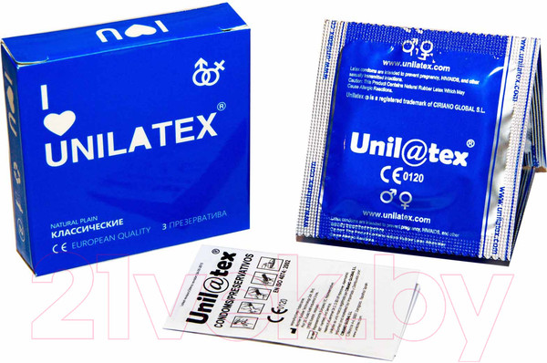 Изображение товара Презервативы Unilatex Natural Plain 3002 (3шт)