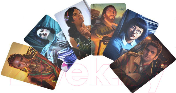 Изображение товара Дополнение к настольной игре Мир Хобби Ужас Аркхэма. Путь в Каркозу. Сыщики / 915643