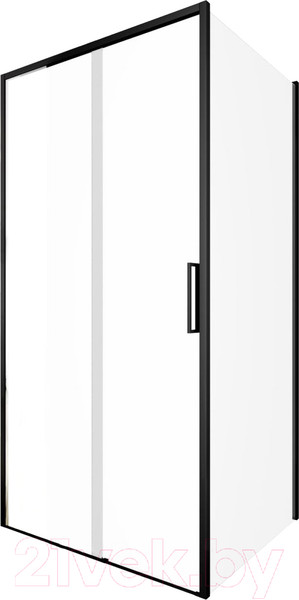 Изображение товара Душевой уголок Aquanet Pleasure Evo 110 / AE65-110x80-BT (черный анодированный)