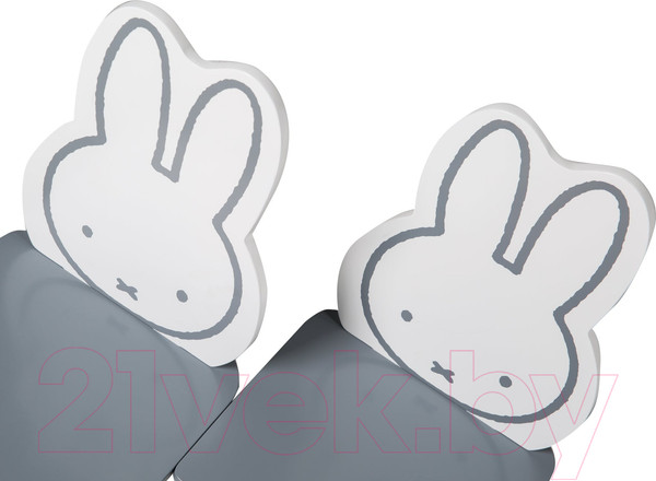 Изображение товара Комплект мебели с детским столом Roba Miffy / 450019D210 (серый/белый/натуральный)