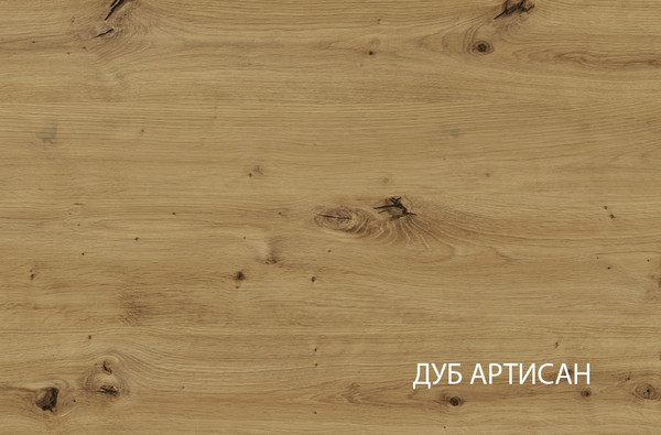 Изображение товара Шкаф с витриной Anrex Bosco 1V3D (дуб артисан/черный)