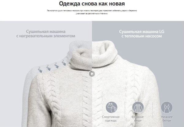 Изображение товара Сушильная машина LG DC90V9V9WN