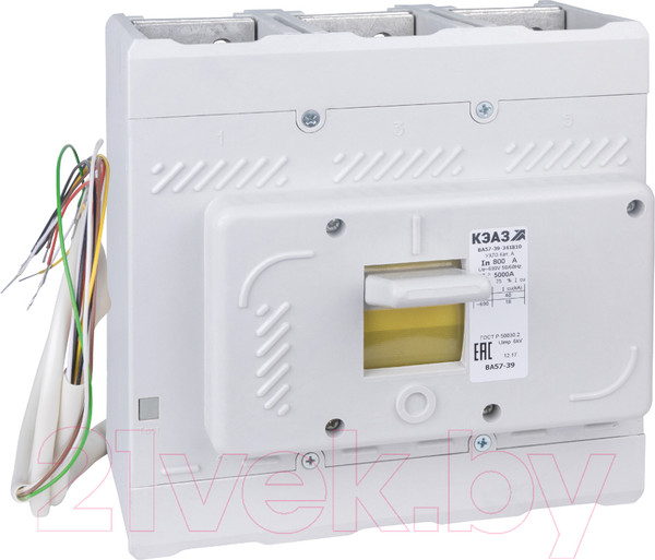 Изображение товара Выключатель автоматический КЭАЗ ВА57-39-341810-320А-3200-690AC-НР230AC/220DC-УХЛ3 / 109969