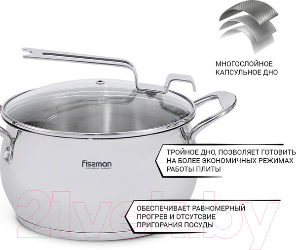 Изображение товара Кастрюля Fissman Vita 5217