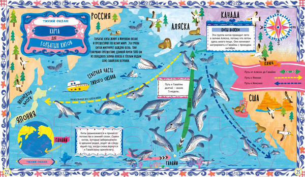Изображение товара Энциклопедия Пешком в историю Куда идут пингвины: маршруты миграции животных (Тернер Т.)