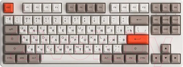 Изображение товара Клавиатура Akko 5087S Steam Engine RGB Hot Swap V3 Cream Yellow Switch / 300775