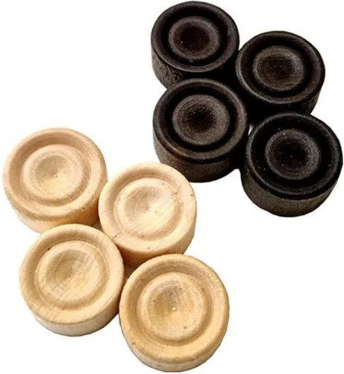 Изображение товара Набор фишек для настольной игры Partida Деревянные для нард / fish18