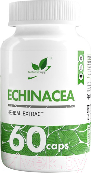 Изображение товара Пищевая добавка NaturalSupp Эхинацея (60капсул)