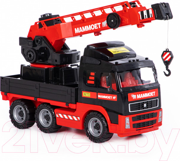 Изображение товара Кран игрушечный Полесье Mammoet с поворотной платформой / 56979