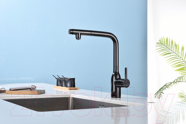 Изображение товара Смеситель Paulmark Viper Vi213105-GB (глянцевый черный)