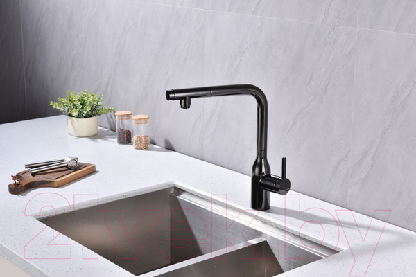 Изображение товара Смеситель Paulmark Viper Vi213105-GB (глянцевый черный)