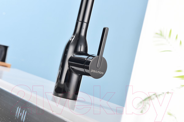 Изображение товара Смеситель Paulmark Viper Vi213105-GB (глянцевый черный)