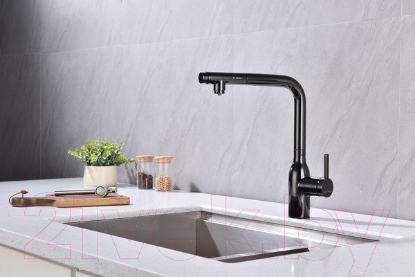 Изображение товара Смеситель Paulmark Viper Vi213105-GB (глянцевый черный)