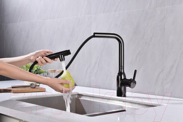 Изображение товара Смеситель Paulmark Viper Vi213105-GB (глянцевый черный)