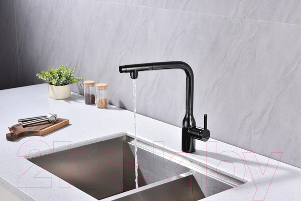 Изображение товара Смеситель Paulmark Viper Vi213105-GB (глянцевый черный)