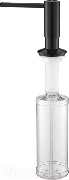 Изображение товара Дозатор встраиваемый в мойку Paulmark Decus D004-GB (глянцевый черный)