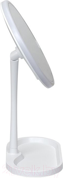 Изображение товара Зеркало косметическое Nail Art Для макияжа с подсветкой (белый)