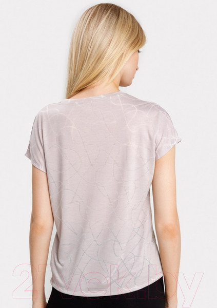 Изображение товара Футболка Mark Formelle 302637 (р.164/170-88-94, линии на бежевом)